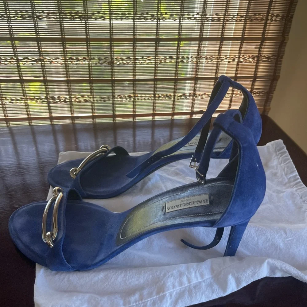 Balenciaga Sandals with silver hardware - Picture 1 of 8